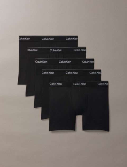 Трусы-боксеры Icon для мужчин, хлопок, стрейч, 5 шт. — Calvin Klein