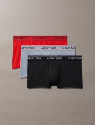 Microfiber Stretch 3-Pack Low Rise Trunk, Multi