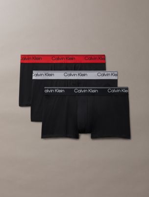 Microfiber Stretch 3-Pack Low Rise Trunk, Multi
