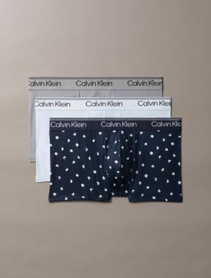 Microfiber Stretch 3-Pack Low Rise Trunk, Convoy/Running Dot Dark Sapphire/Plein Air