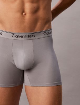 Трусы-боксеры для мужчин, микрофибра, стрейч, 3 шт. — Calvin Klein — фото 4