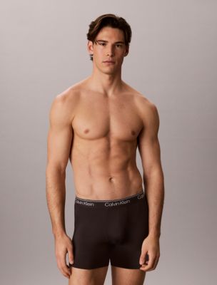 Трусы-боксеры для мужчин, микрофибра, стрейч, 5 шт. — Calvin Klein — фото 2