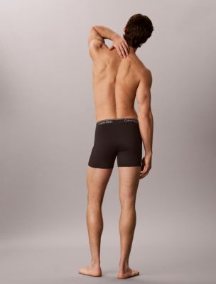Трусы-боксеры для мужчин, микрофибра, стрейч, 5 шт. — Calvin Klein — фото 3
