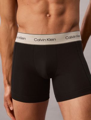 Трусы-боксеры Heritage для мужчин, хлопок, 3 шт. — Calvin Klein — фото 4