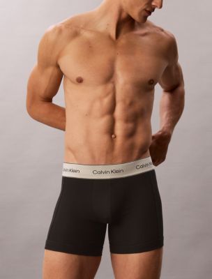 Трусы-боксеры Heritage для мужчин, хлопок, 3 шт. — Calvin Klein — фото 6