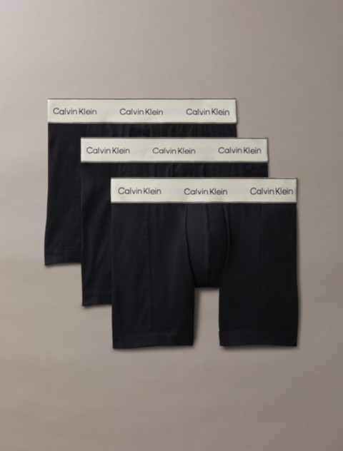 Трусы-боксеры Heritage для мужчин, хлопок, 3 шт. — Calvin Klein