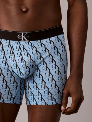 Трусы-боксеры Monogram для мужчин, хлопок, 3 шт. — Calvin Klein — фото 4