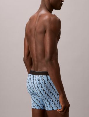 Трусы-боксеры Monogram для мужчин, хлопок, 3 шт. — Calvin Klein — фото 5
