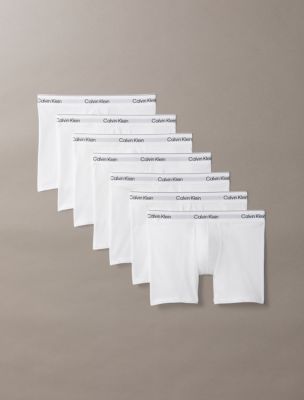 Icon Cotton Stretch 7-Pack Boxer Brief, White