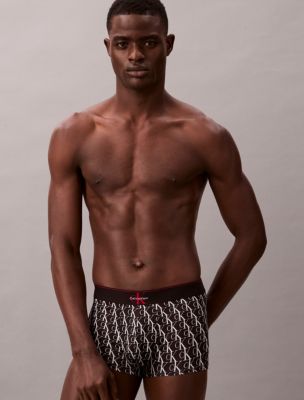 Graphic Monogram Microfiber Stretch Low Rise Trunk | Calvin Klein