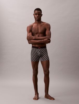 Graphic Monogram Microfiber Stretch Boxer Brief | Calvin Klein