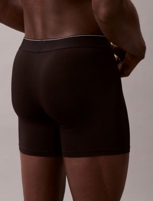 Трусы-боксеры Monogram для мужчин, микрофибра, стрейч — Calvin Klein — фото 5