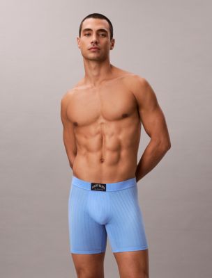 Heritage Classic Cotton Rib Boxer Brief, Blue Descent