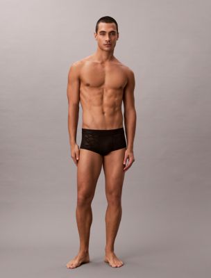 Бельё Calvin Klein Microfiber Lace Ultra Low Rise Trunk — фото 2