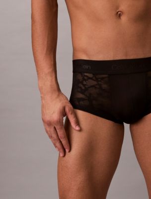 Бельё Calvin Klein Microfiber Lace Ultra Low Rise Trunk — фото 3
