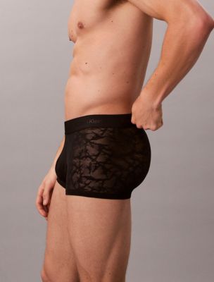 Бельё Calvin Klein Microfiber Lace Low Rise Trunk — фото 3
