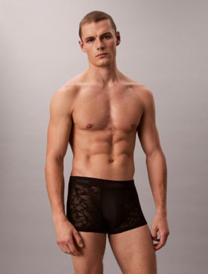 Бельё Calvin Klein Microfiber Lace Low Rise Trunk — фото 4