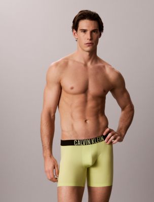 Intense Power Motion Boxer Brief, Green Bloom