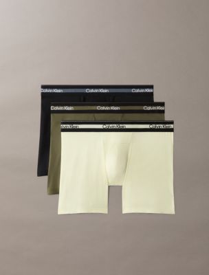 Icon Active Mesh 3-Pack Boxer Brief, Black/Olive Night/White Jade