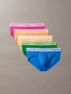 Icon Cotton Stretch Pride 5-Pack Brief, Mardi Gras Multi