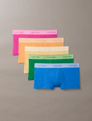 Pride Cotton 5-Pack Low Rise Trunk, Mardi Gras Multi
