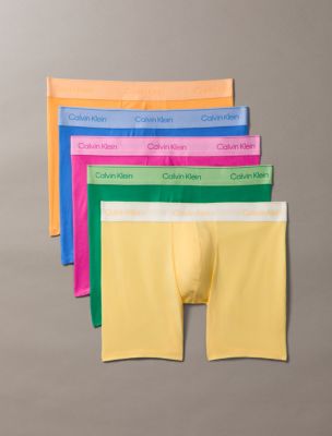 Icon Cotton Stretch Pride 5-Pack Boxer Brief, Mardi Gras Multi