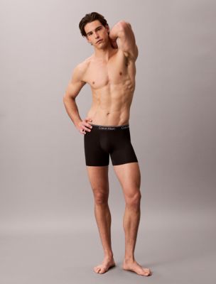 Трусы-боксеры для мужчин, микрофибра, стрейч, 7 шт. — Calvin Klein — фото 2