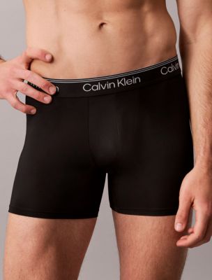 Трусы-боксеры для мужчин, микрофибра, стрейч, 7 шт. — Calvin Klein — фото 4