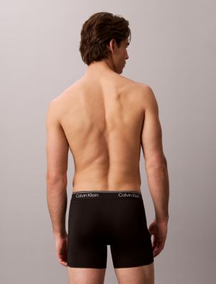Трусы-боксеры для мужчин, микрофибра, стрейч, 7 шт. — Calvin Klein — фото 6