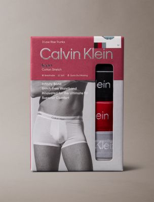 TESOON Men's Cotton Boxer Briefs 4 Pack - Stretch Comfort Trunks, Low Rise - View #6