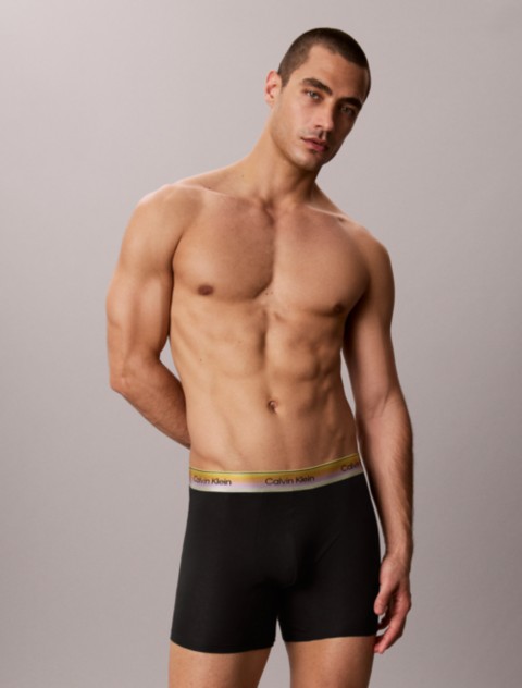 Трусы-боксеры Icon Pride для мужчин, хлопок, стрейч — Calvin Klein