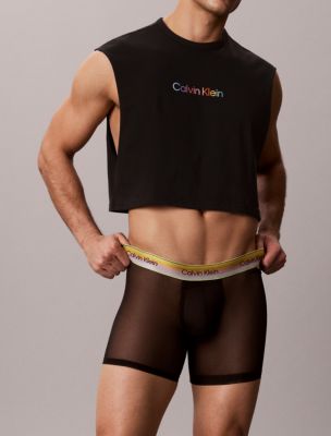 Icon Mesh Pride Boxer Brief, Black