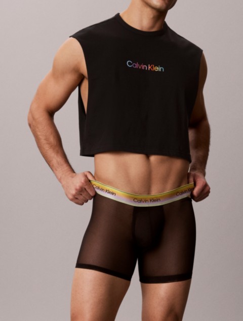 Трусы-боксеры Icon Pride для мужчин, сетка — Calvin Klein
