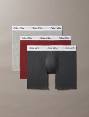 Icon Cotton Stretch Script 3-Pack Boxer Brief, Volcanic Ash Multi