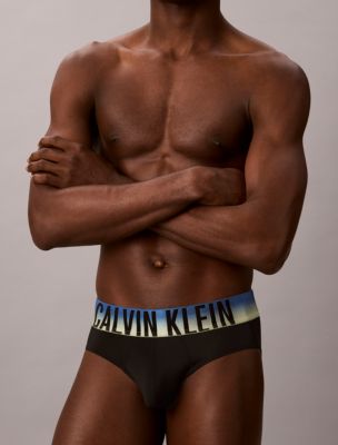 Трусы-брифы Intense Power Hip для мужчин, 3 шт. — Calvin Klein, цвет: Чёрный / Разноцветный — фото 5