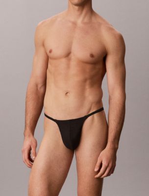 Sculpt Lace String Thong, Black
