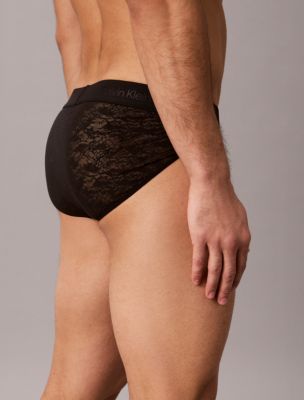Трусы-брифы Sculpt Sport для мужчин, кружево — Calvin Klein, цвет: Чёрный — фото 4