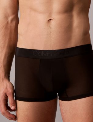 Бельё CK Black для мужчин, сетка, полупрозрачная ткань — Calvin Klein, цвет: Чёрный — фото 4