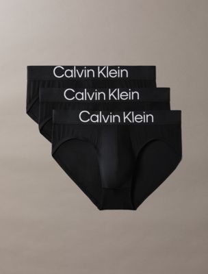 Ultra Soft Lyocell 3-Pack Hip Brief, Black