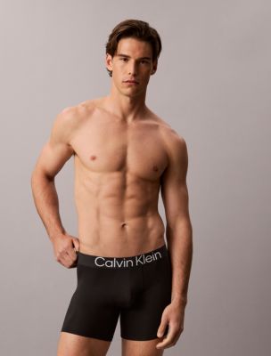 Трусы-боксеры Lyocell для мужчин, 3 шт. — Calvin Klein, цвет: Чёрный — фото 2