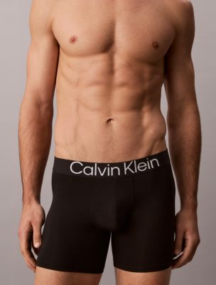 Трусы-боксеры Lyocell для мужчин, 3 шт. — Calvin Klein, цвет: Чёрный — фото 4
