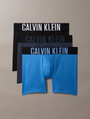 Intense Power Air 3-Pack Boxer Brief, Black/ Poseidon Blue/ Speakeasy
