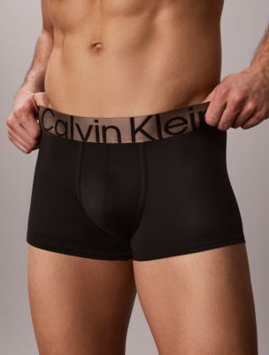 Бельё для мужчин, низкая посадка, микрофибра, стрейч — Calvin Klein, цвет: Чёрный — фото 3