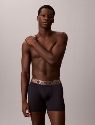Brushed Microfiber Stretch Bronze Boxer Brief, Dark Sapphire
