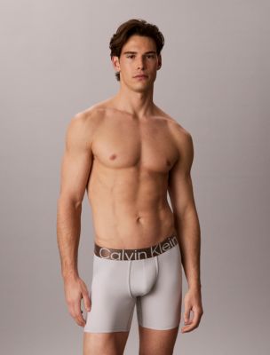 Brushed Microfiber Stretch Bronze Boxer Brief, Harbor Mist
