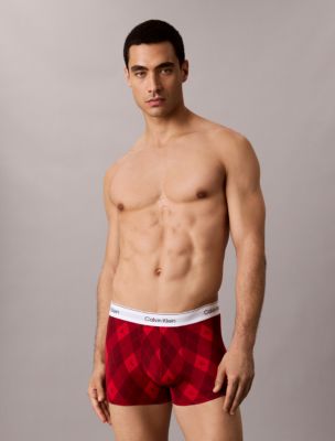 Icon Cotton Stretch Limited Edition Trunk, Argyle 25 Established Red