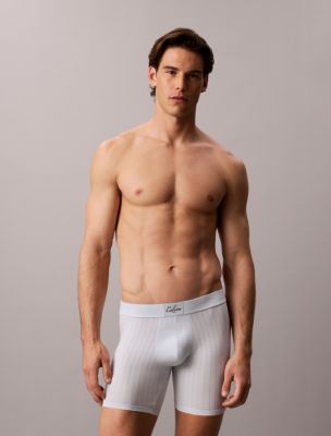 Cotton Stretch Script Patch Boxer Brief, Plein Air