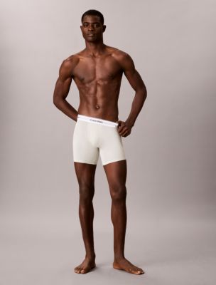 Icon Cotton Stretch Boxer Brief, Light Stone Green 