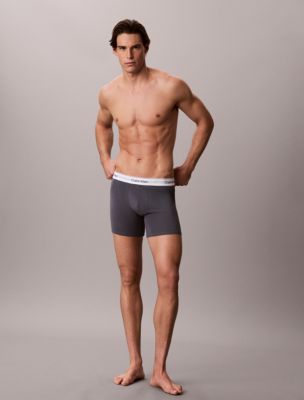 Icon Cotton Stretch Boxer Brief, Turbulence