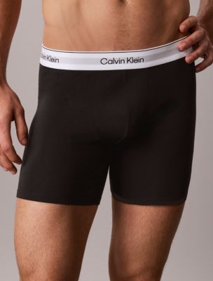 Трусы-боксеры Icon для мужчин, хлопок, стрейч — Calvin Klein — фото 2